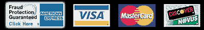 Air Castles accepts all major credit cards for deposits and final payments.